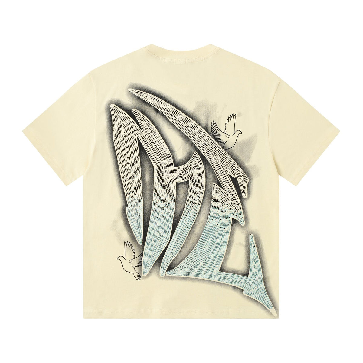 MIXED EMOTION Dove Angel Graphic Short-Sleeve T-Shirt — back