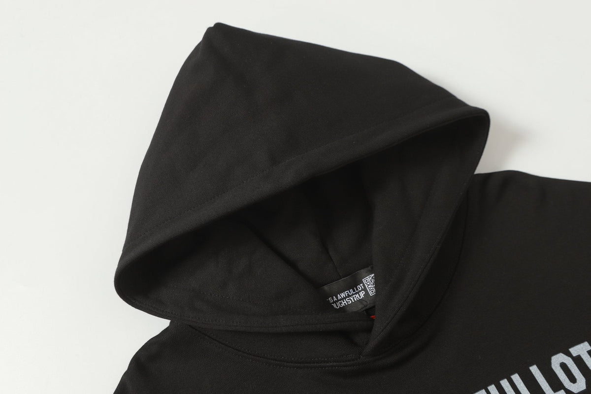 THAT'S A AWFUL LOT OF COUGH SYRUP Tomorrow Star Graphic Hoodie — detail