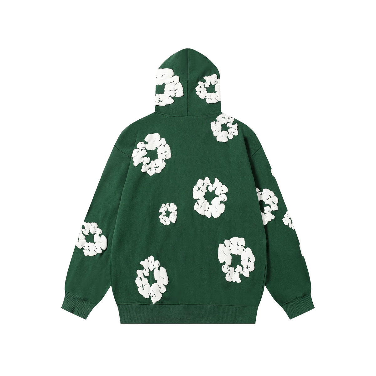 DENIM TEARS Floral Zip Hoodie — back